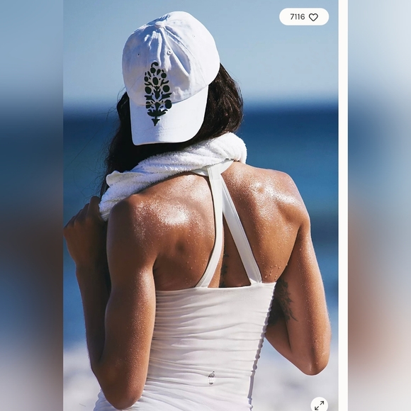 🌟 NWT 🌟 Free People Big Buti Logo Baseball Cap - Picture 6 of 6